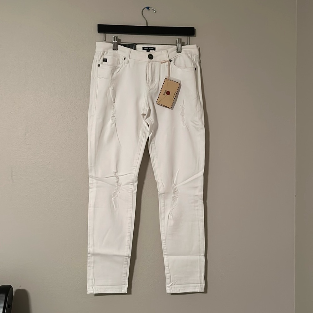 Dear John | White Suki Crop Jeans
